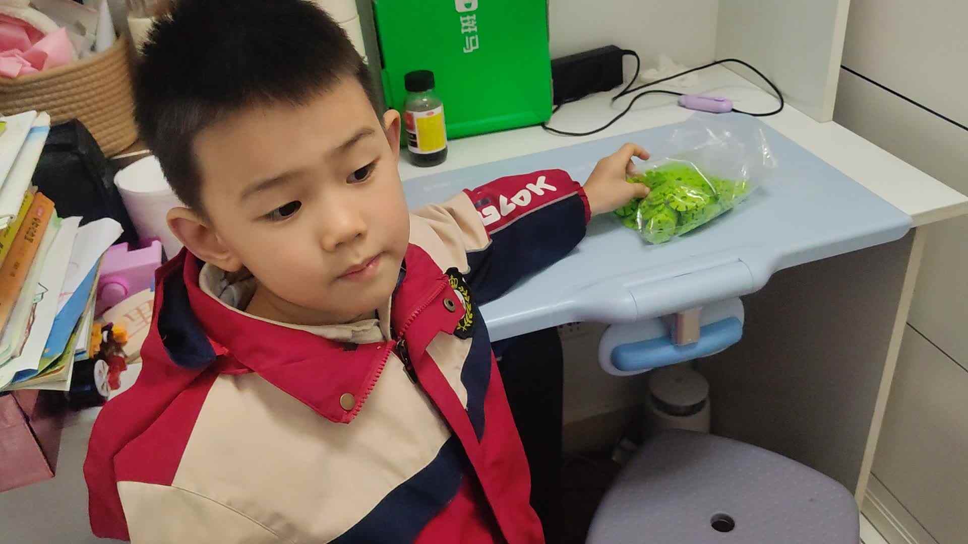 20241213大B班李锦城数雪花片