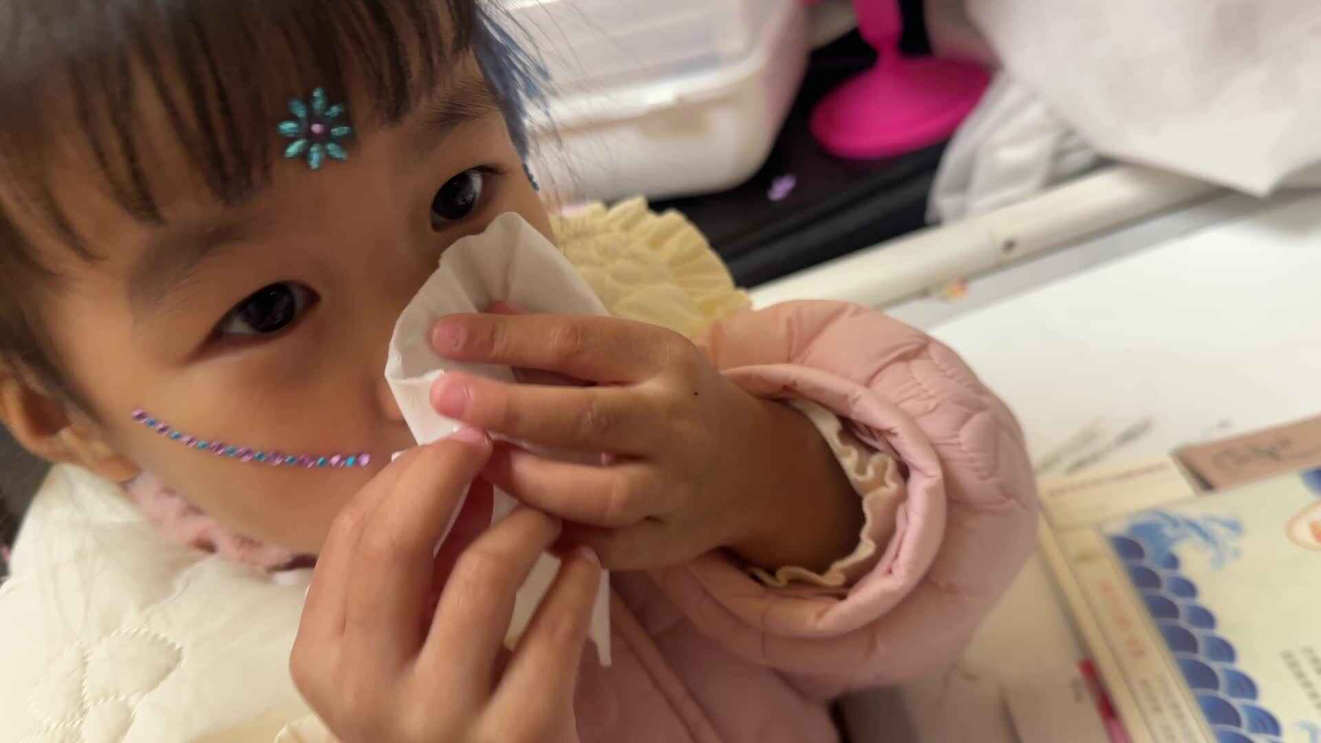擤鼻涕