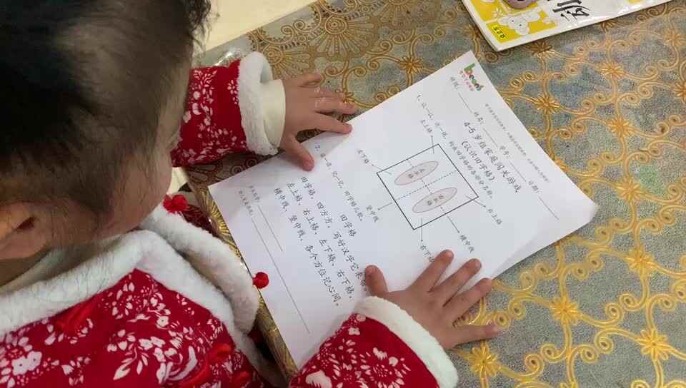 认识田字格