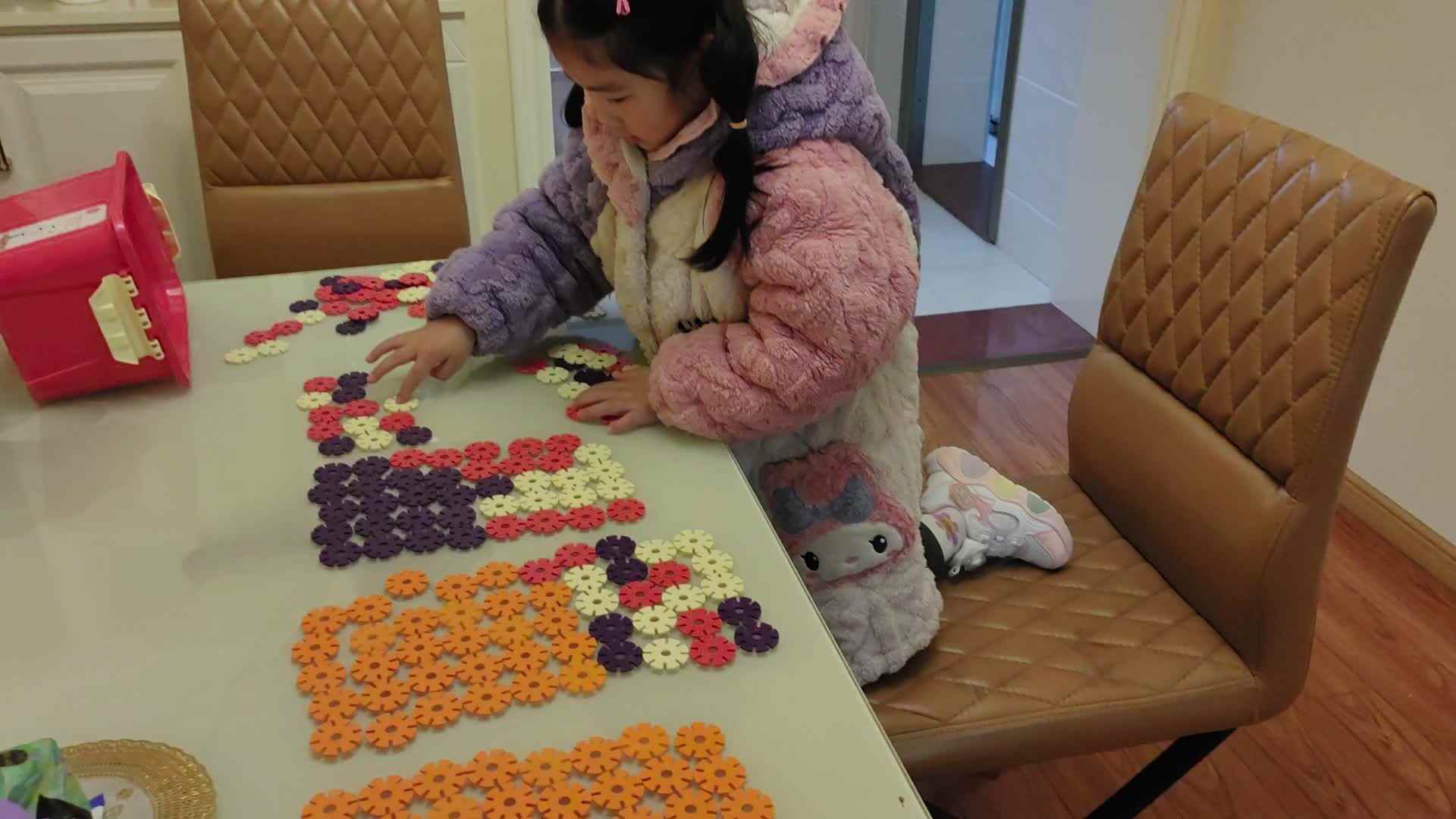 ⁣2025年2月11日大B班宁汐言逻辑思维游戏《31一50》数物对应