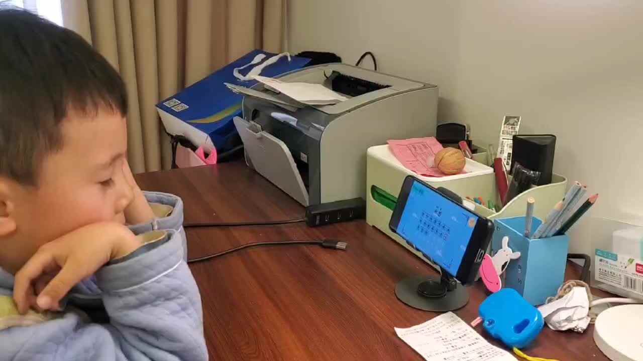 2025.3.23大B班王千与【学习古诗 秋思】