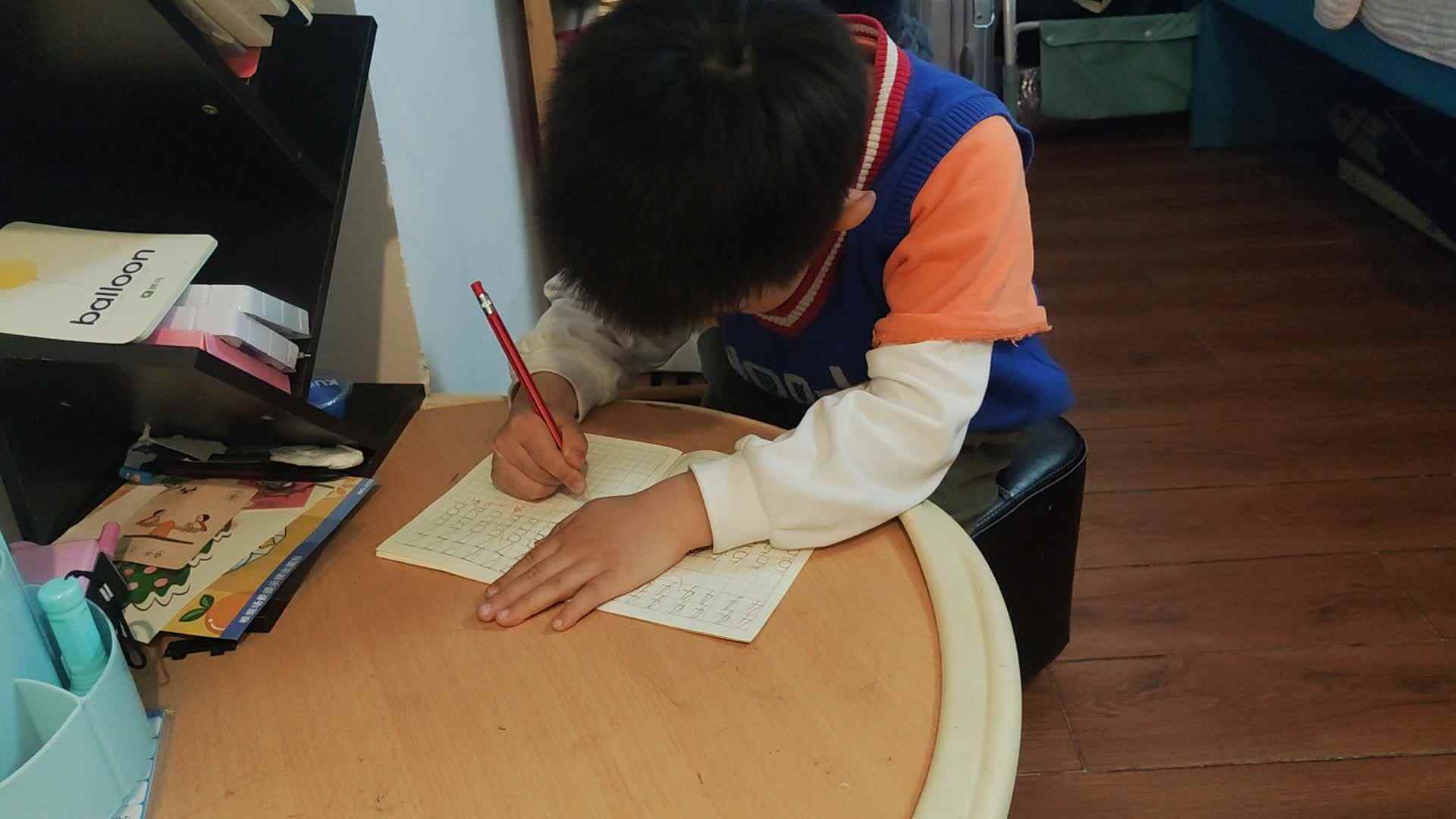 20250409大B班李锦城书写数字9