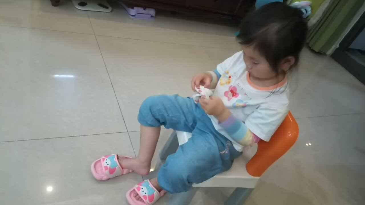 穿脱袜子练习