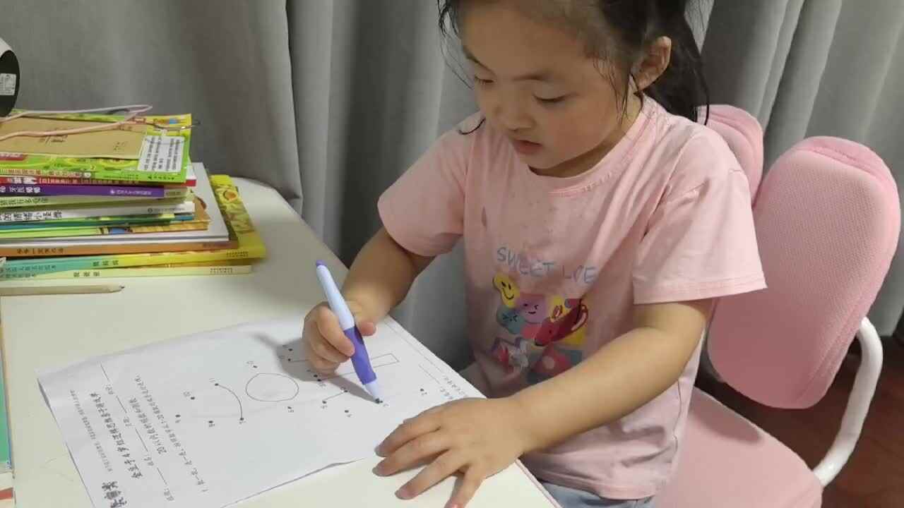 中A班2025.5.15艾琰茹—数一数连一连1-20