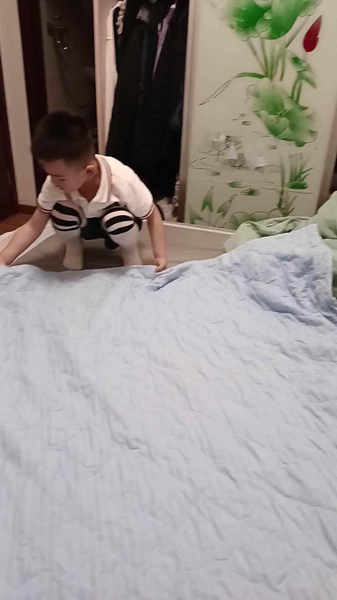 练习叠被子