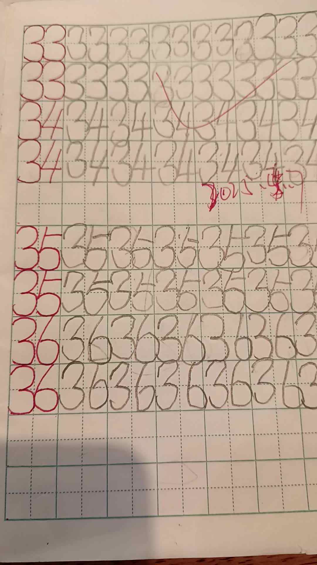 数字练习