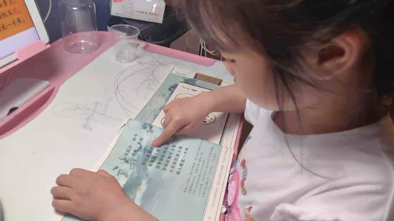 大B班 徐子伊  指读古诗