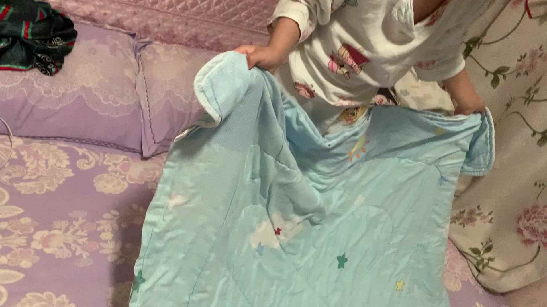 练习叠被子