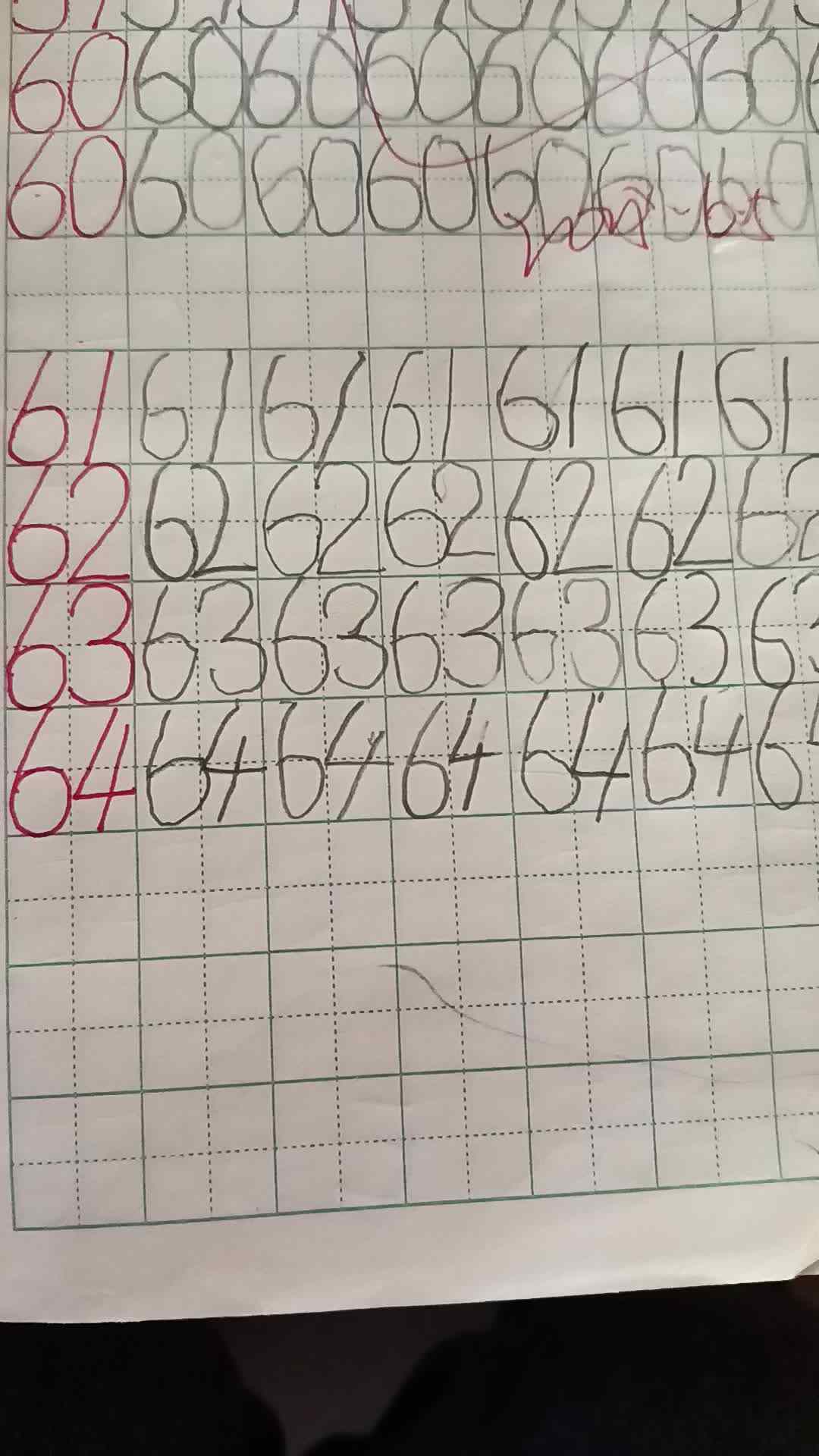 数字练习