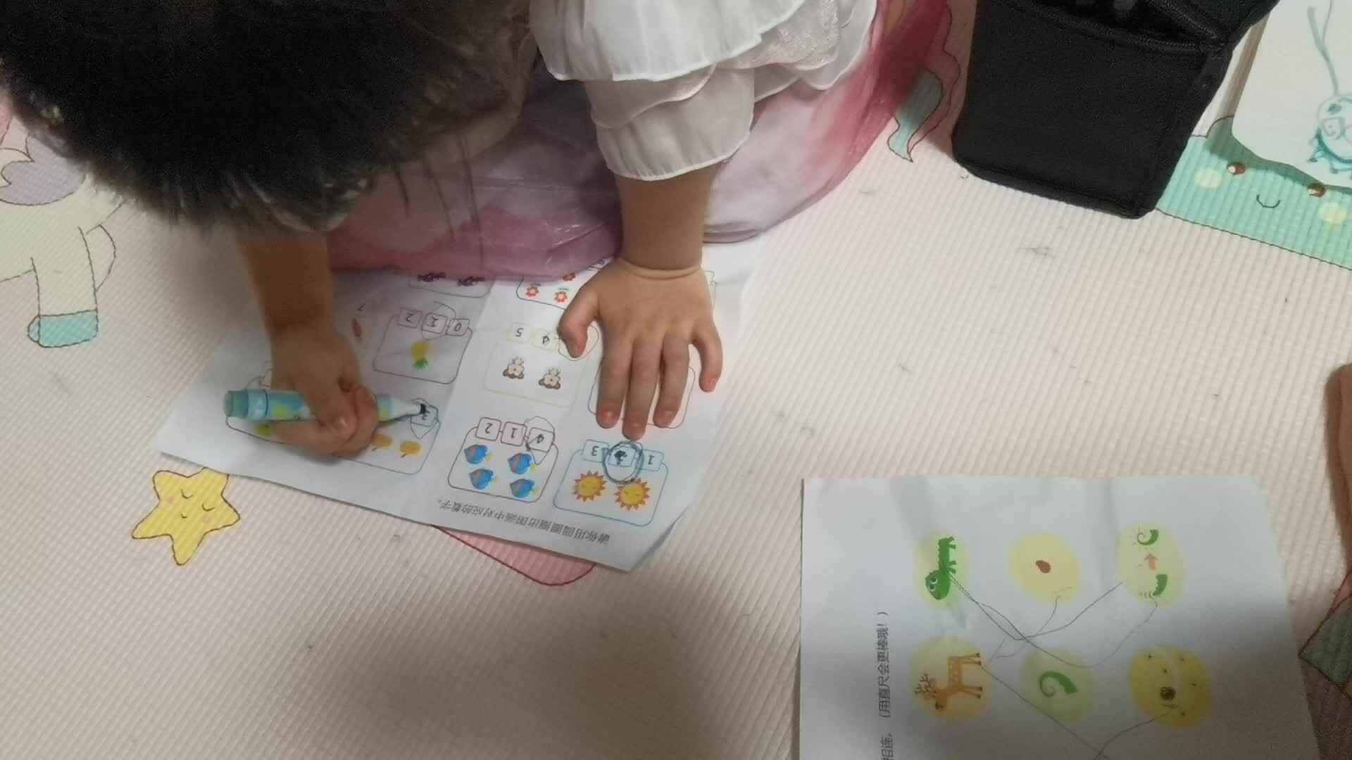 2025.7.10马司雨认识数字+谁的尾巴不见了