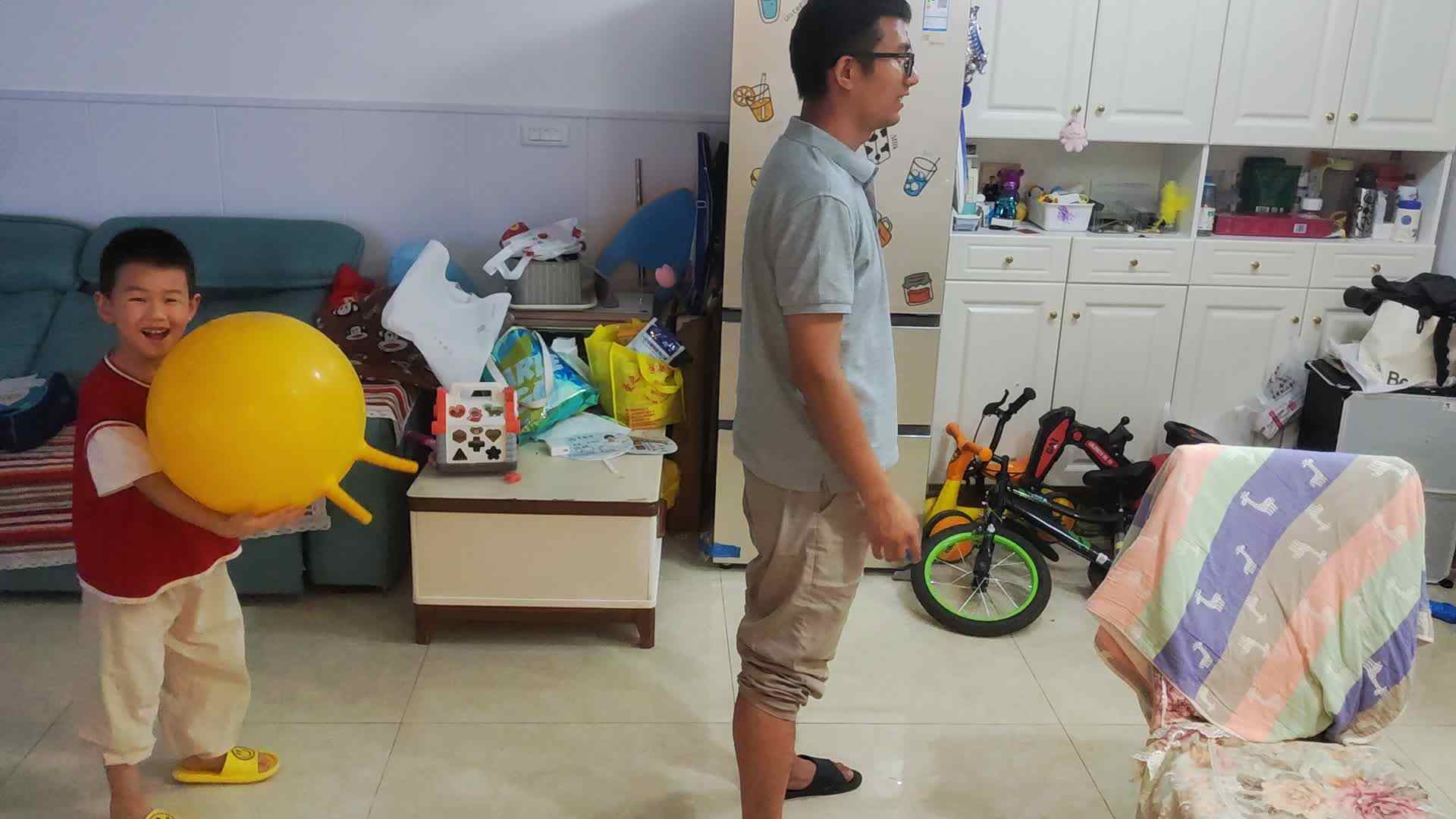 20250715大B班李锦城亲子抛球
