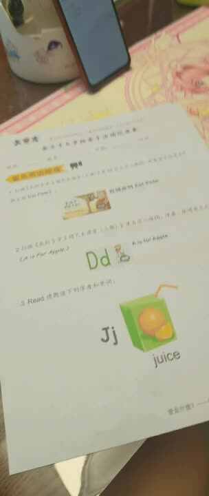 ⁣20251012陈灵兮闯关练习观看英文儿歌《A is For Apple》
