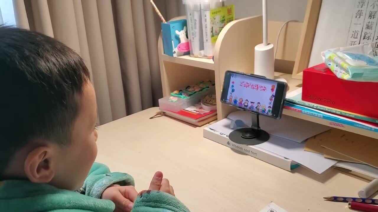 ⁣⁣2025.11.29学B班 王千与 学习《进位加6加几》