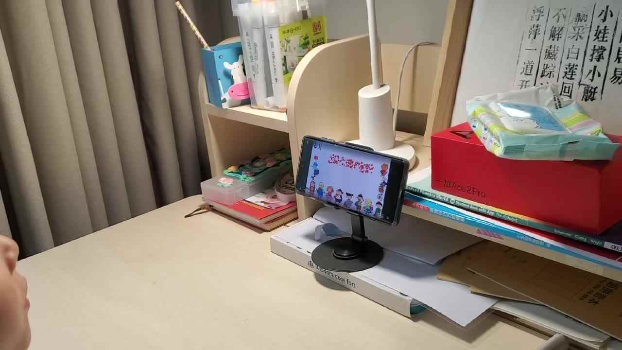 ⁣⁣2025.11.29学B班 王千与 学习《进位加7加几》