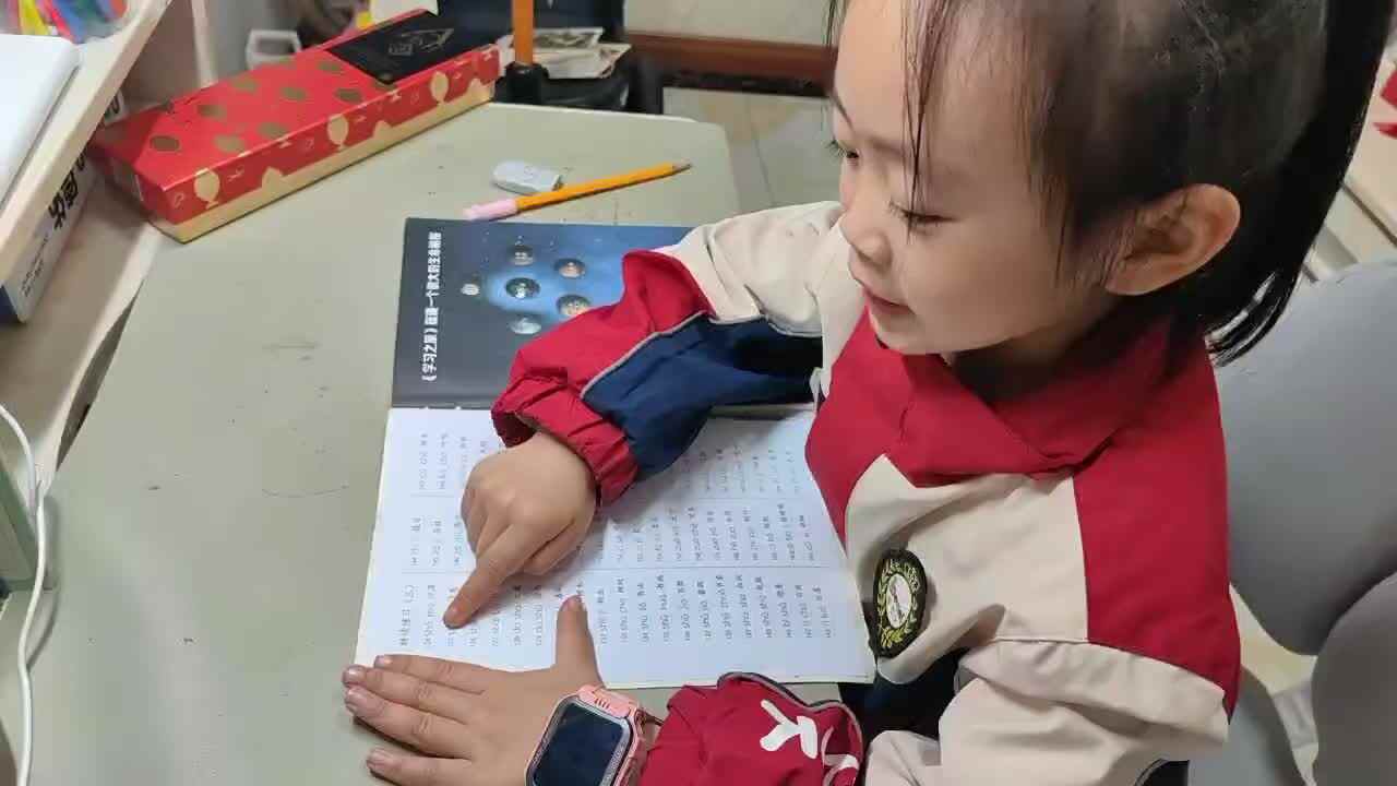 ⁣⁣⁣⁣⁣⁣⁣⁣⁣2025年11月7日学前B班谭诗锜拼读《拼读练习1-141的内容》