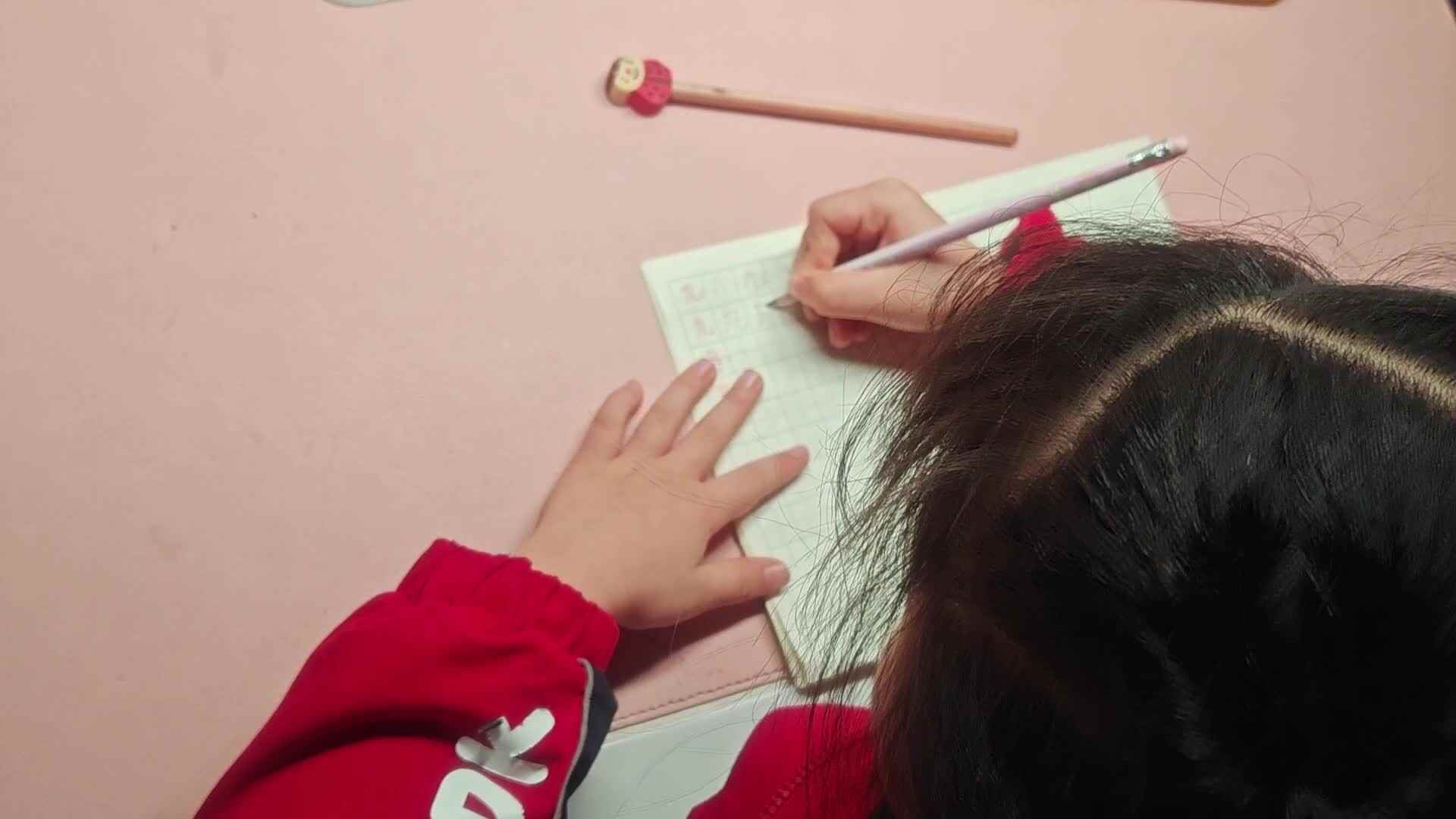 学A李思锦：写字/数学/英语/跳绳