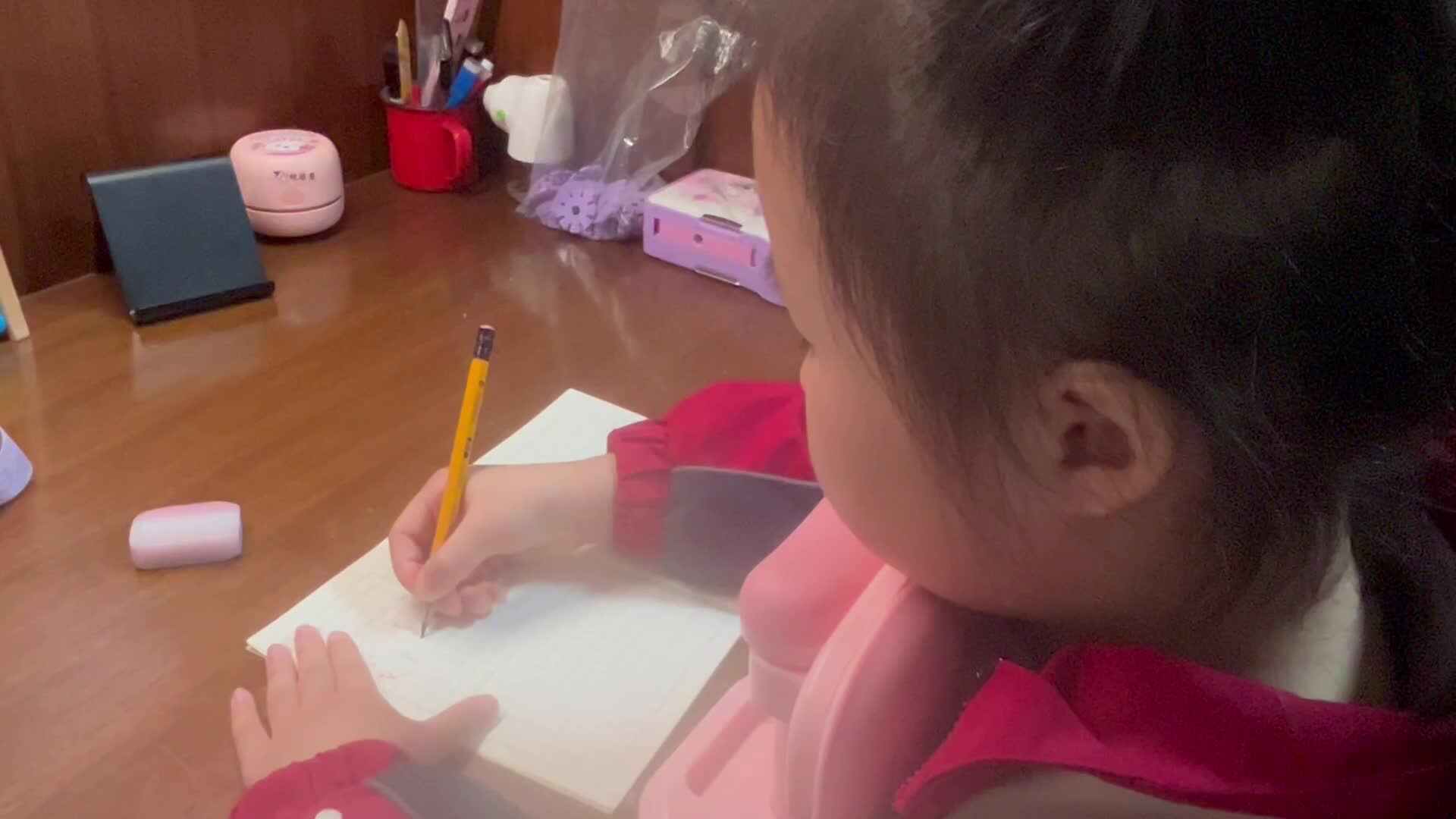 11.14学前A班赵欣奕书写汉字