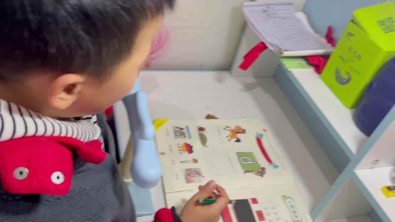 ⁣12.29 学b 田熙辰（复习拼音） trim.6B027044-E29F-4686-86CD-C0176245517F.MOV