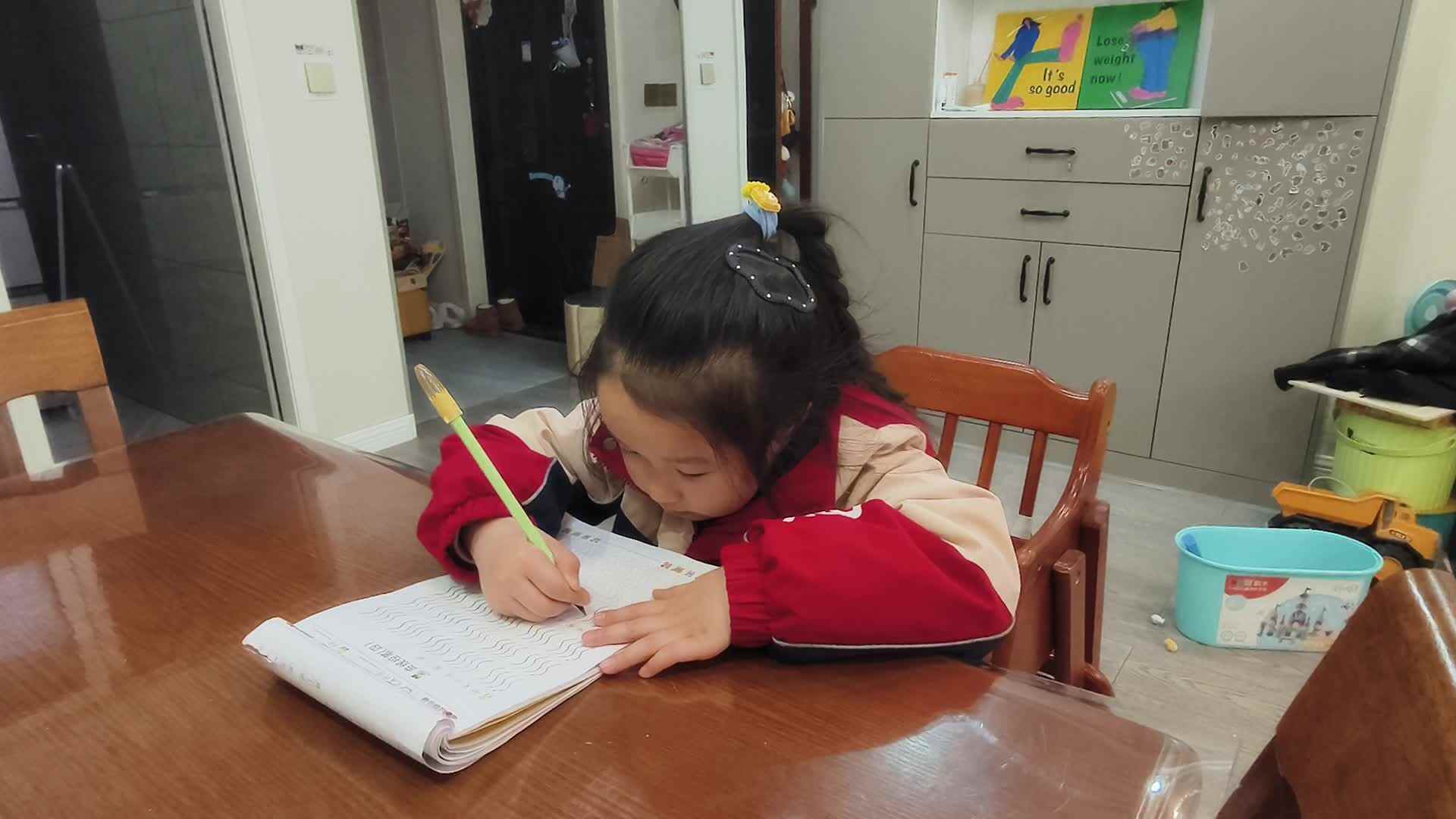 大A班+2025.12.22+陈苏妍+《控笔训练》