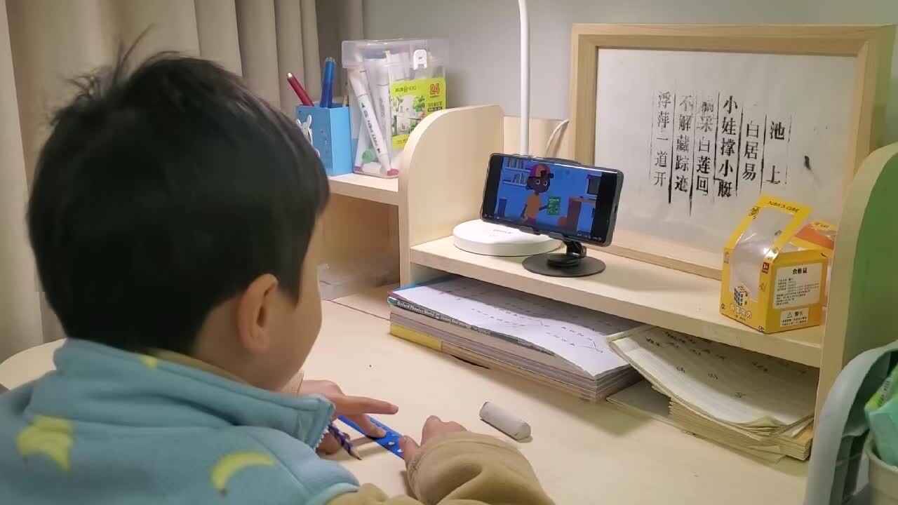 ⁣2026.1.24学B班 王千与 观看《sportsII-vocabulary for kids》