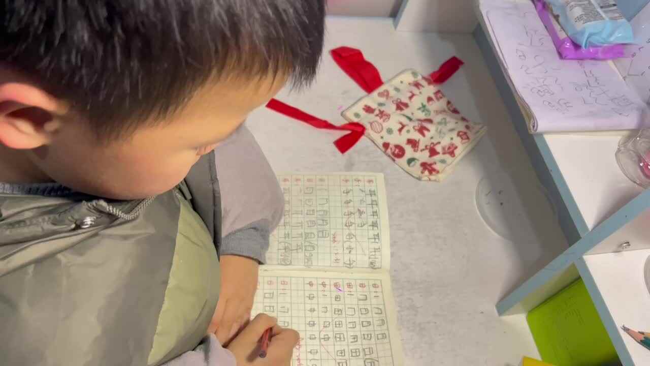 1.7 学b田熙辰（书写汉字） trim.4D3F3DC6-C137-4A9E-9009-4886BF2D6E64.MOV