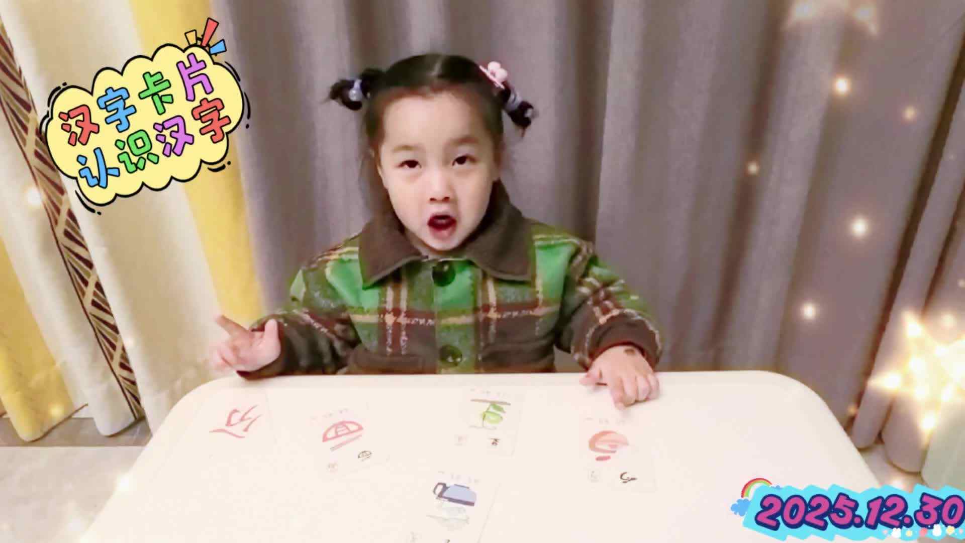 《汉字卡片认识汉字》