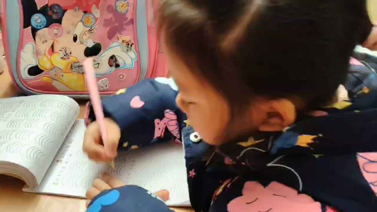 20260119大A班陈灵兮闯关练习控笔训练