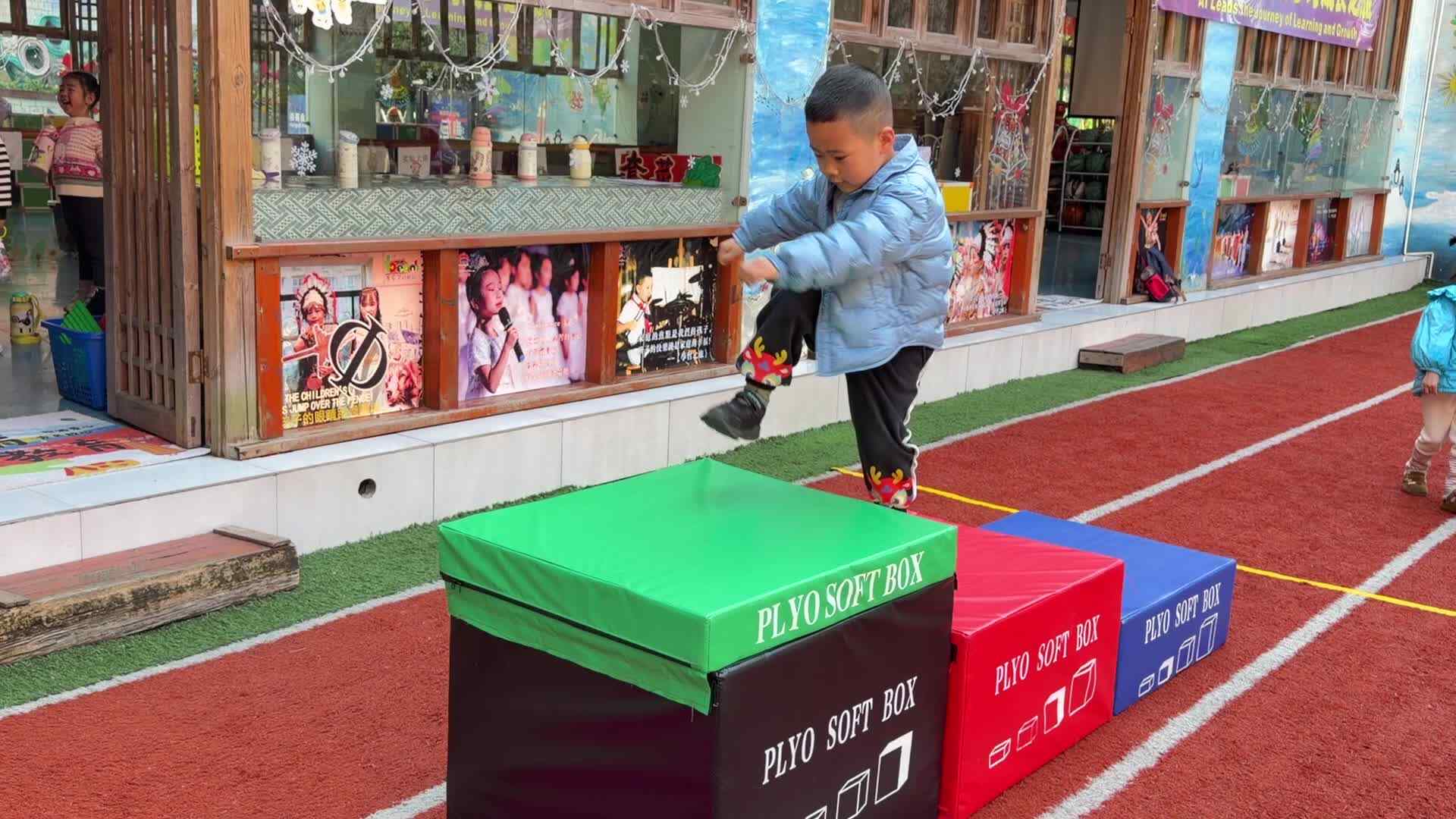 ⁣2026实验大班廖浚博——体能游戏