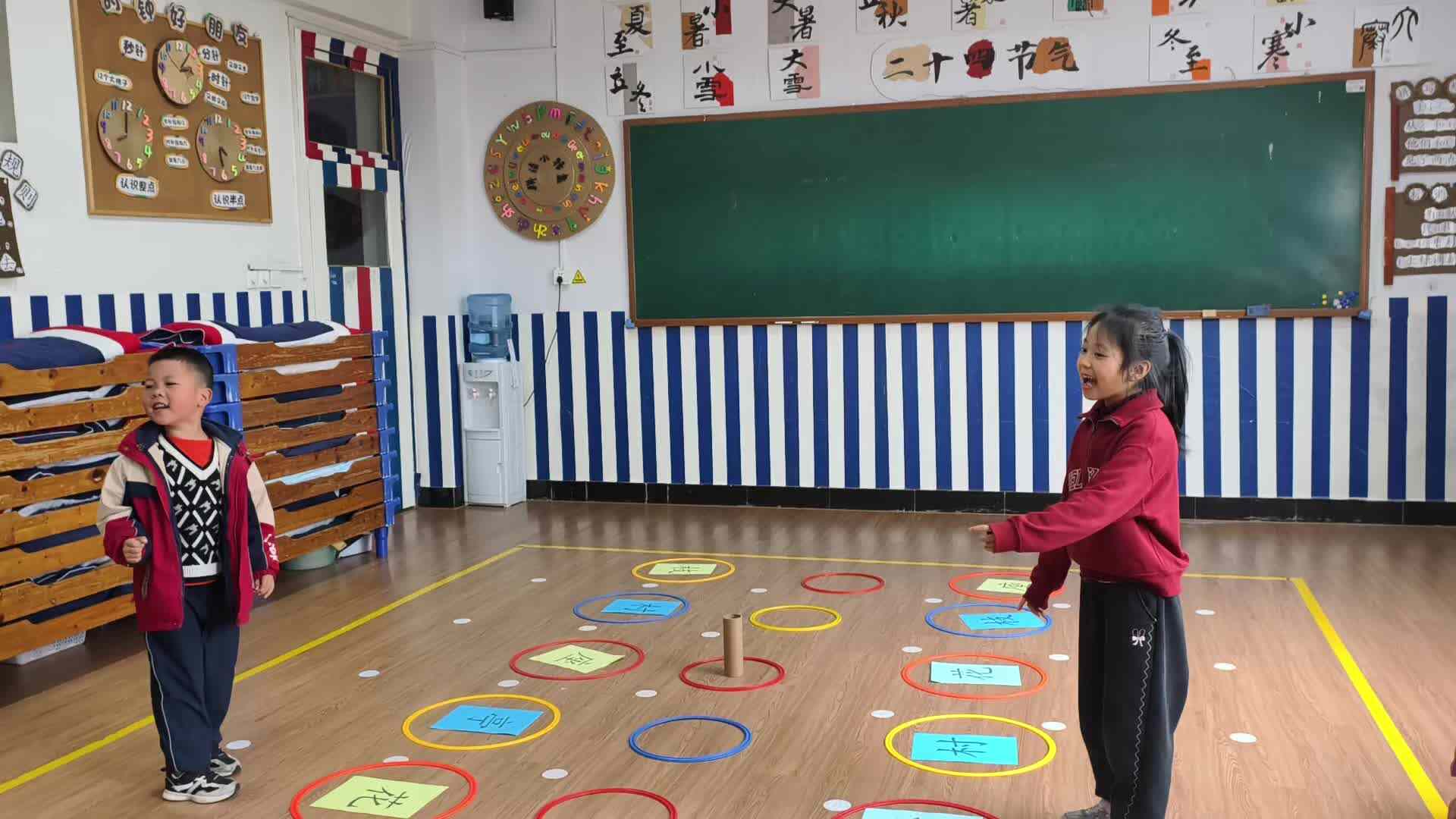 ⁣2026.3.17学B班田熙辰、吴晨希——室内体能游戏