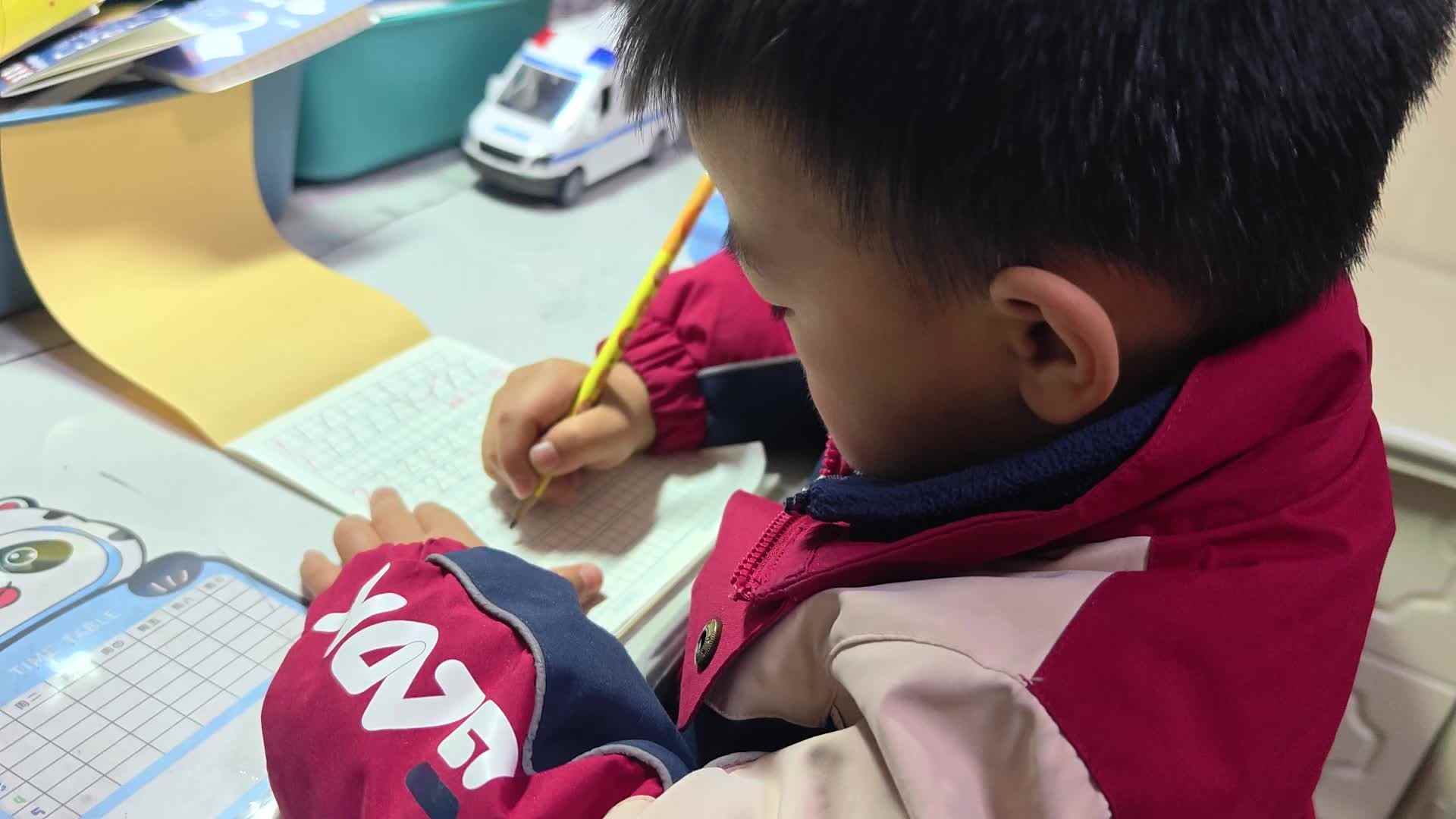 2026.3.16大A班陈禹呈——书写数字3