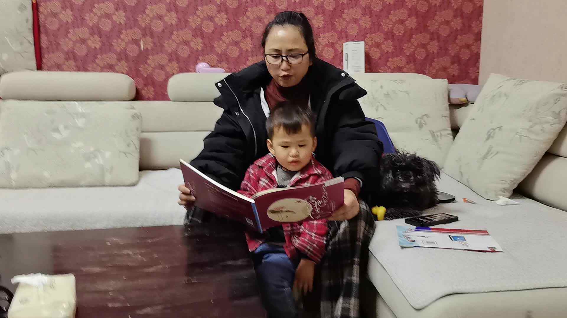 2026.3.18 李岸栩指读古诗《草》（家庭闯关练习）