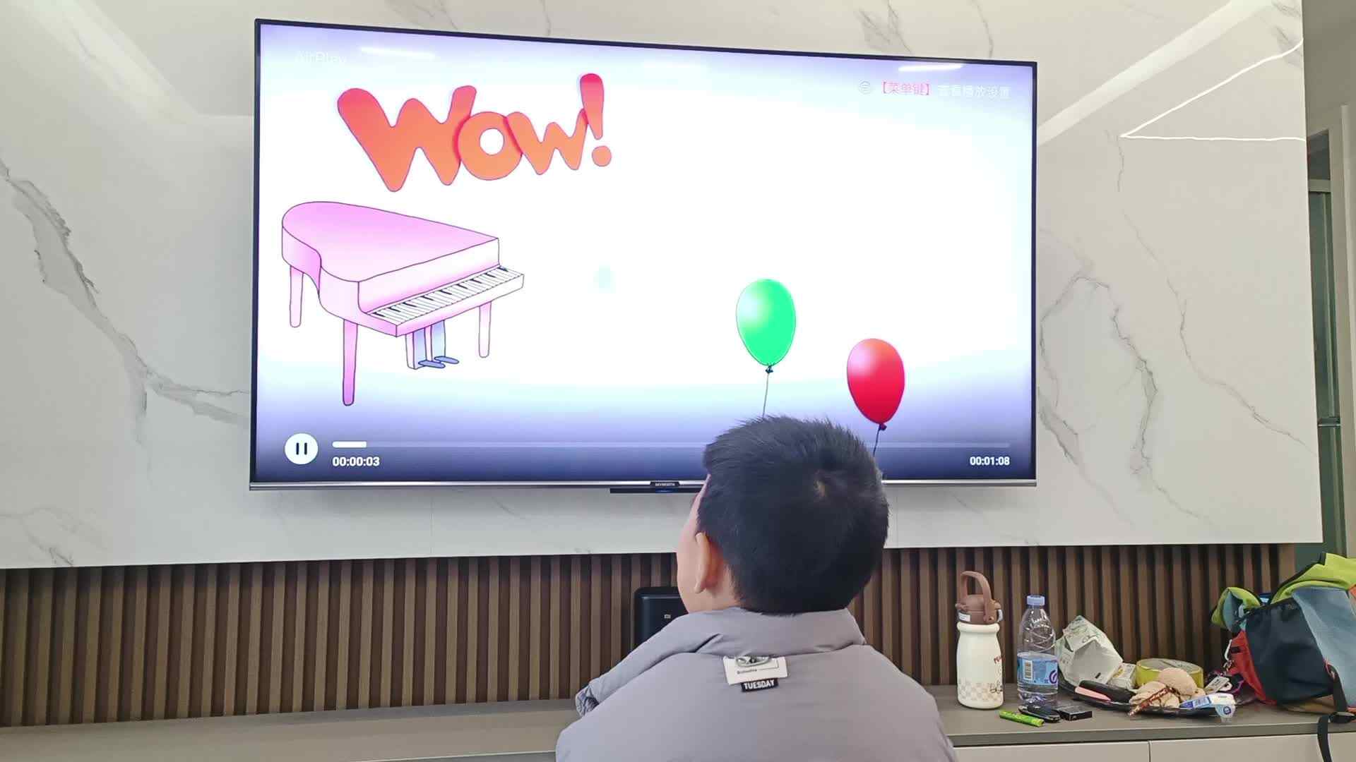 ⁣⁣⁣⁣学B班吕子垚观看英语视频（2026.03.14）