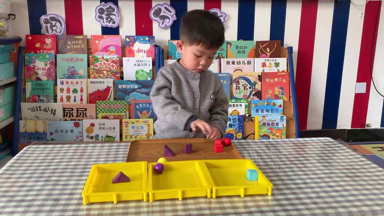 2026年3月27日   黄钇然《按图形分类》学校教育教学活动