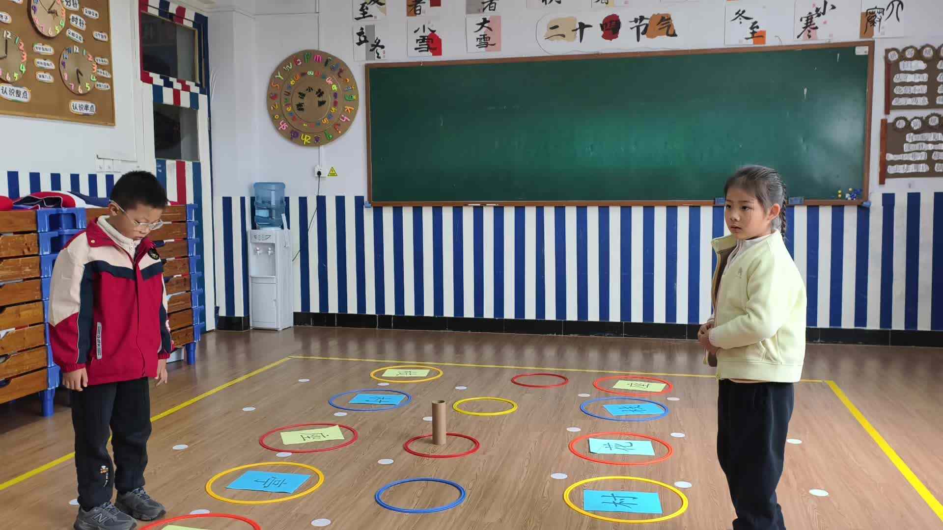 ⁣2026.3.17学B班李一安、陈松南——室内体能游戏