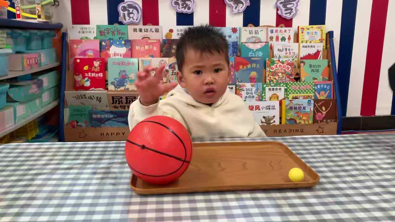 2026年3月17日李岸栩，数学活动《认识大小》