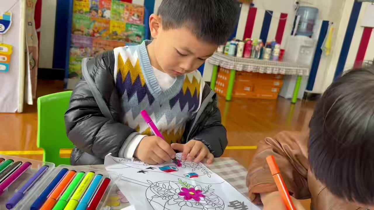 ⁣⁣2026.3.25大A班唐礼琛——美工《捕春》