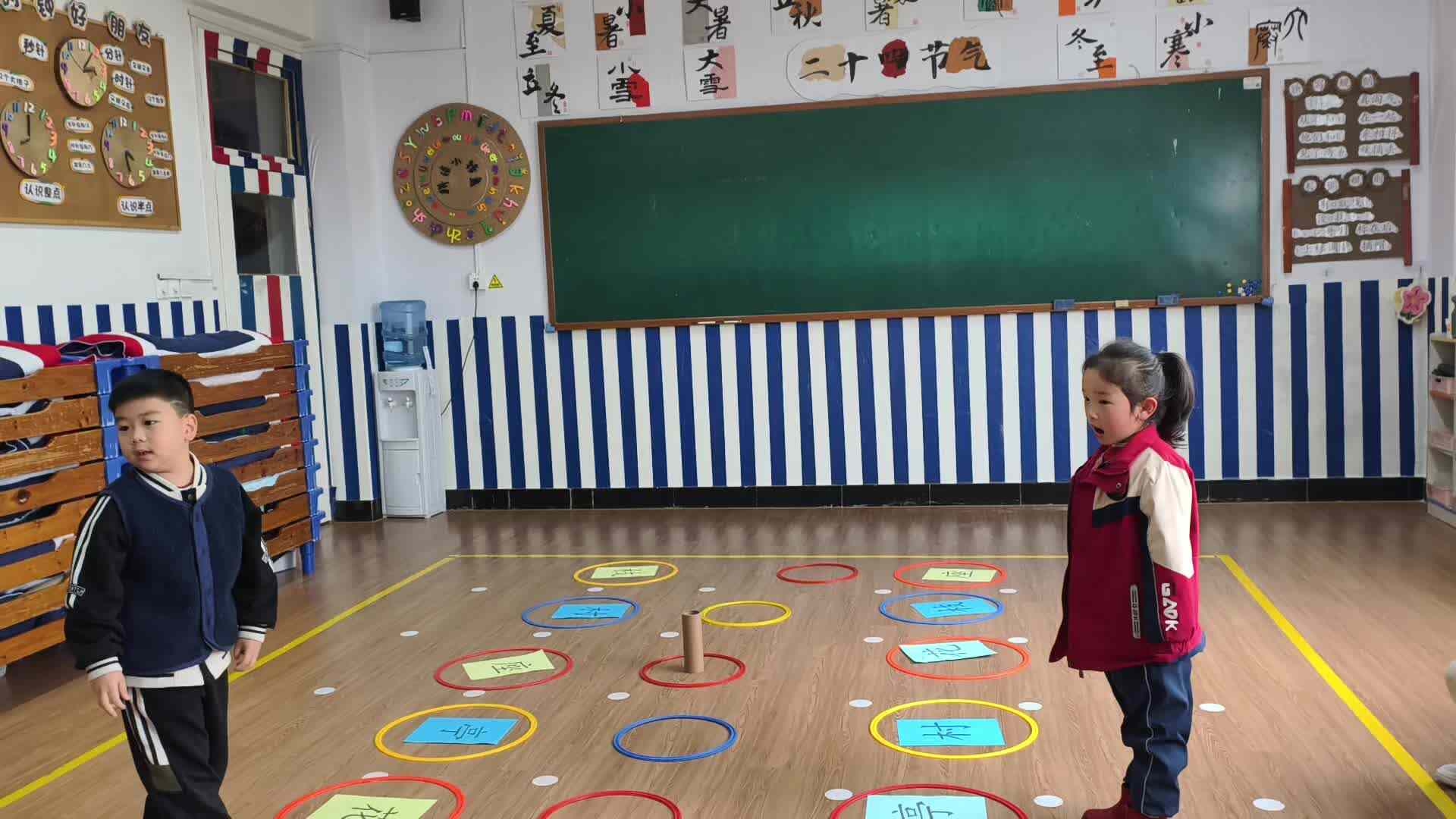 ⁣2026.3.17学B班温欣、杨育寒——室内体能游戏