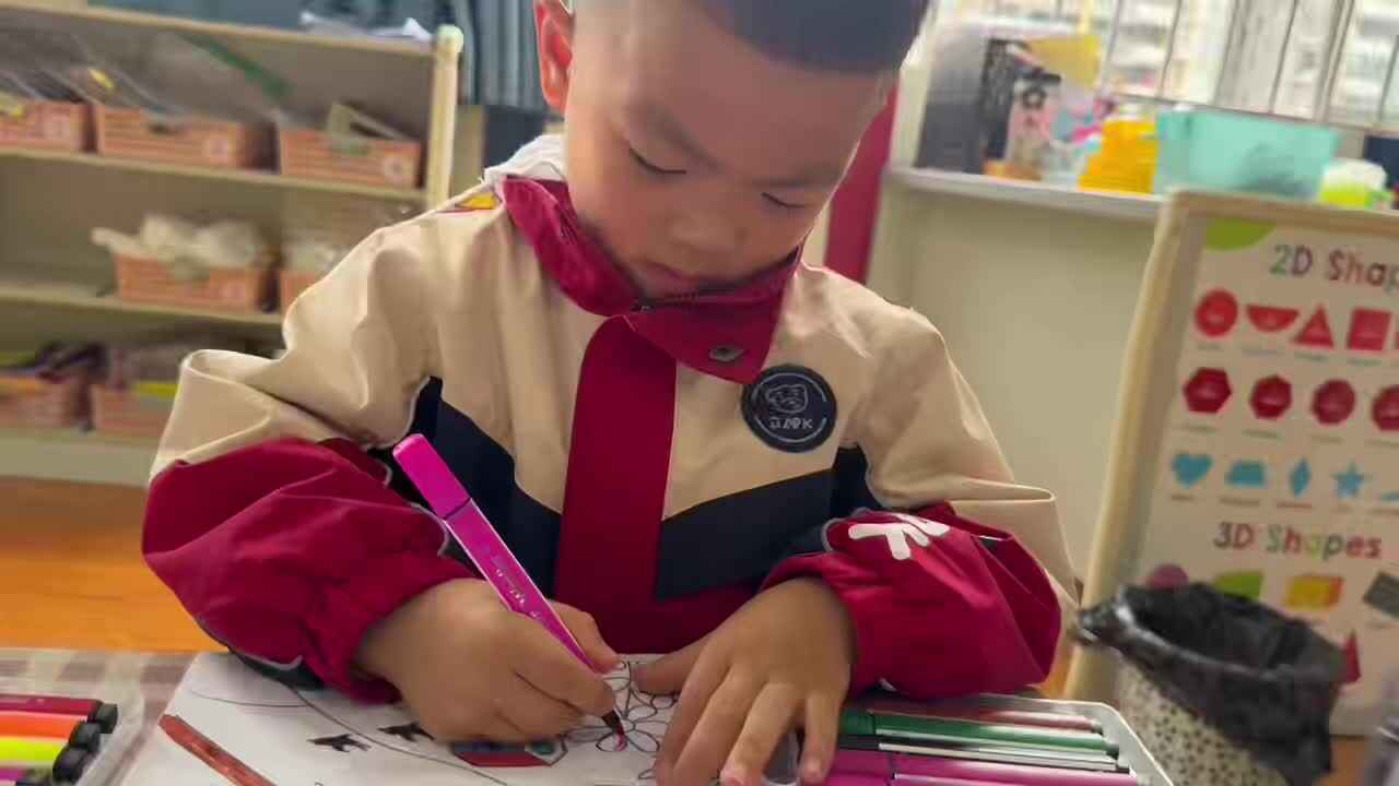 ⁣⁣⁣⁣⁣⁣⁣⁣2026.3.25大A班陈禹呈——美工《捕春》