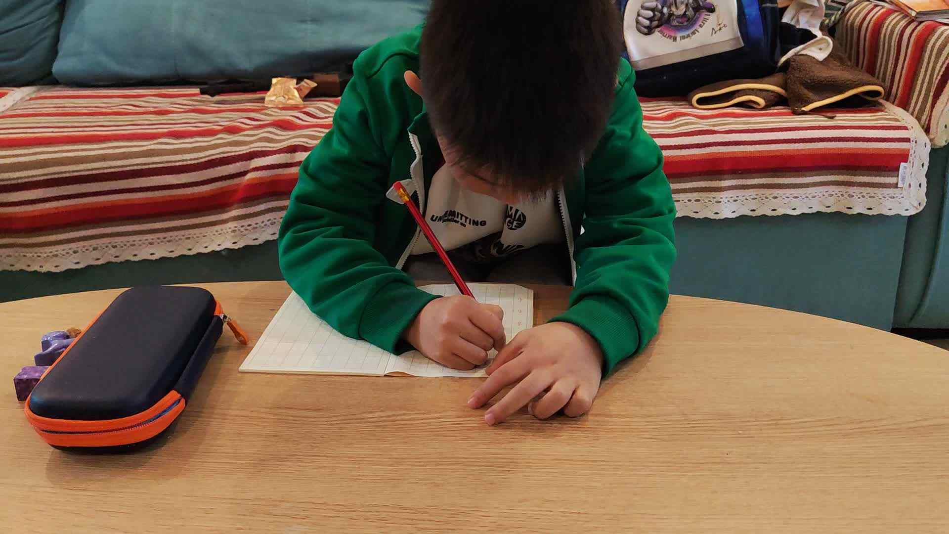 20260311学前B班李锦城作业书写*