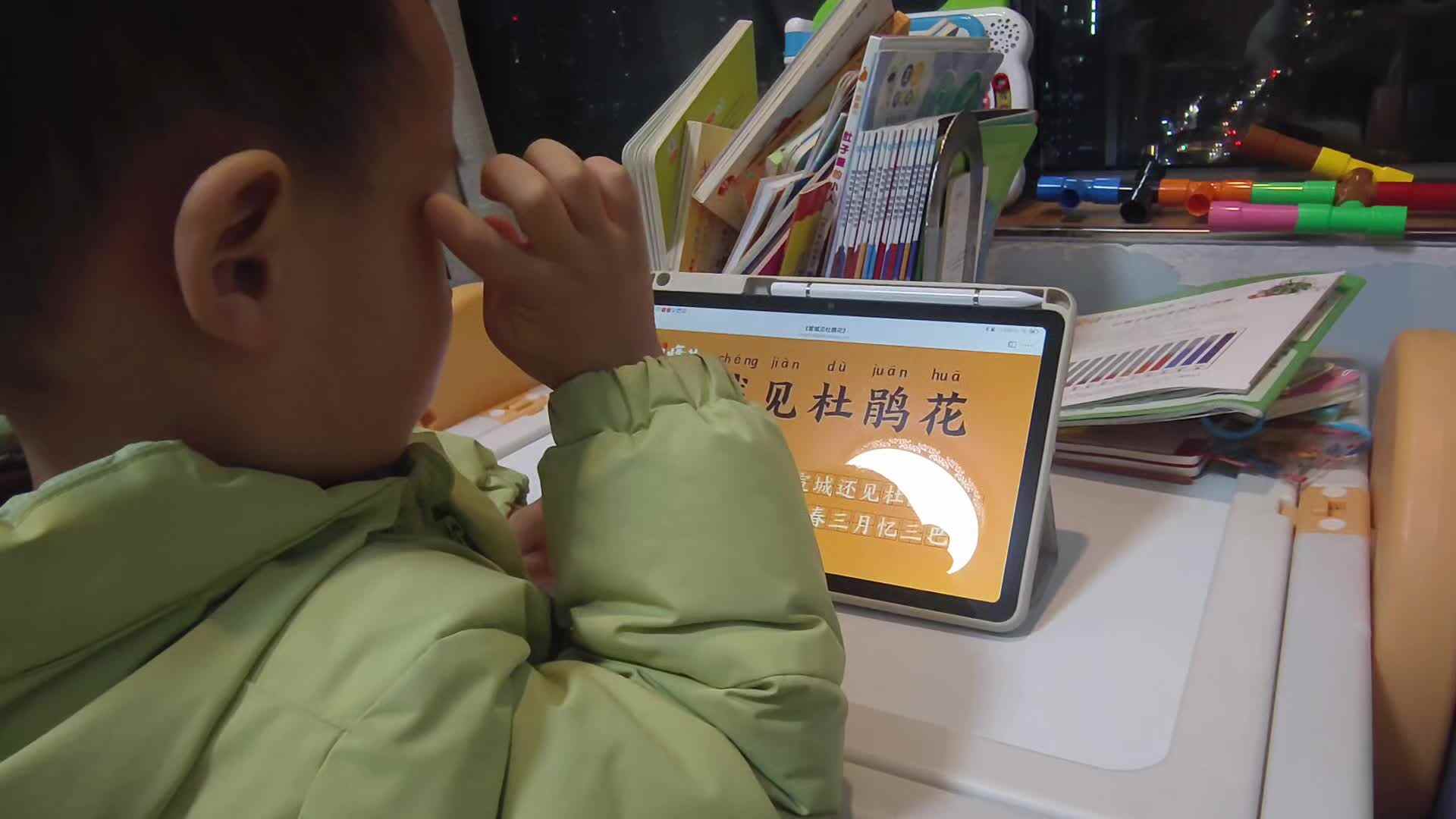 2026.3.17 中A班元宝《宣城见杜鹃花》