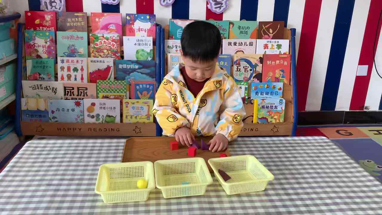 2026年3月27日 李君祁《按图形分类》学校教育教学活动