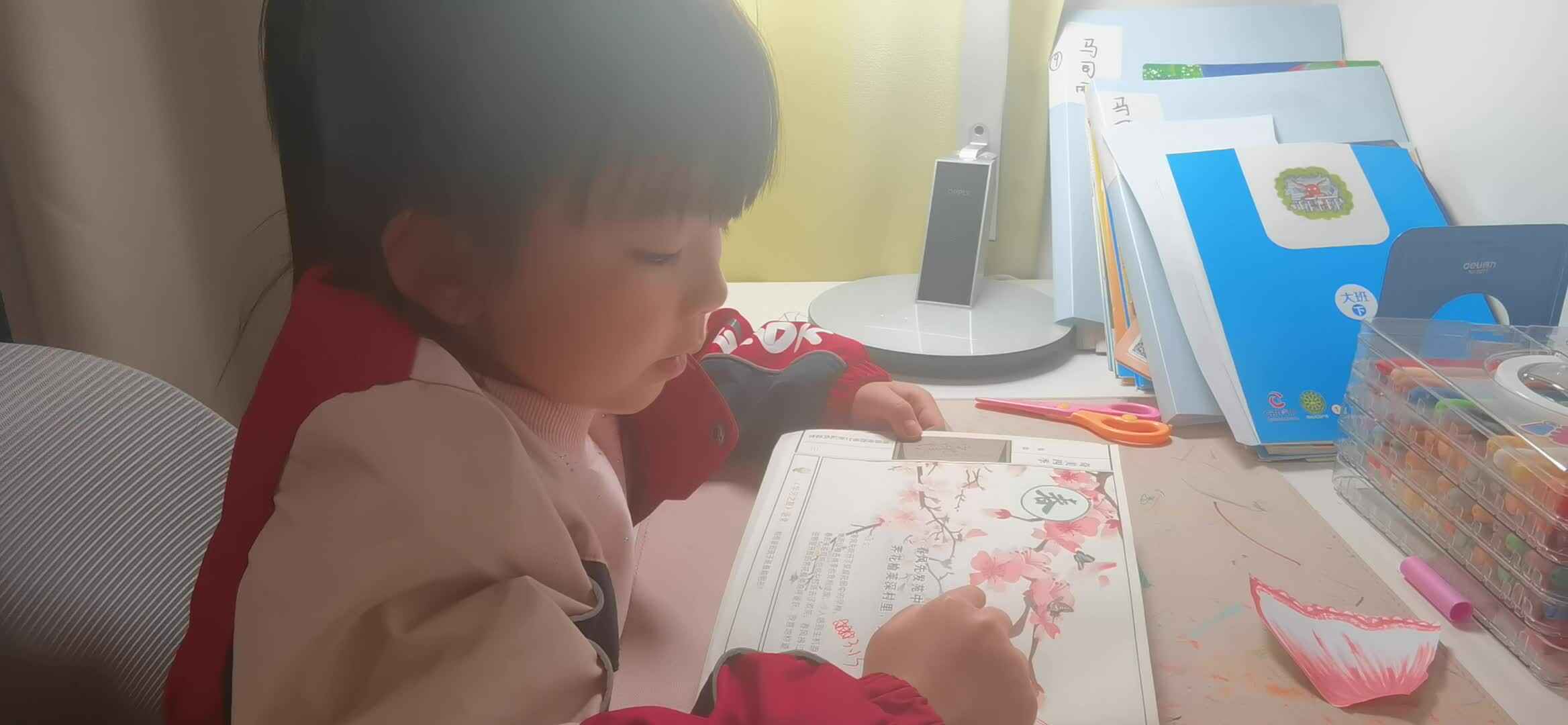 实验大班马司雨复习古诗