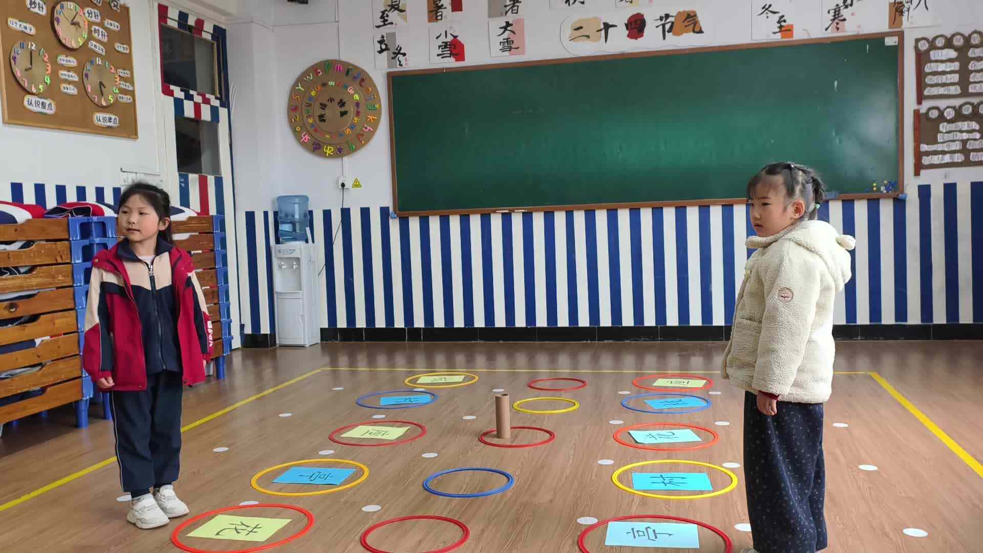 ⁣2026.3.17学B班李曦蕊、李瑞溪——室内体能游戏