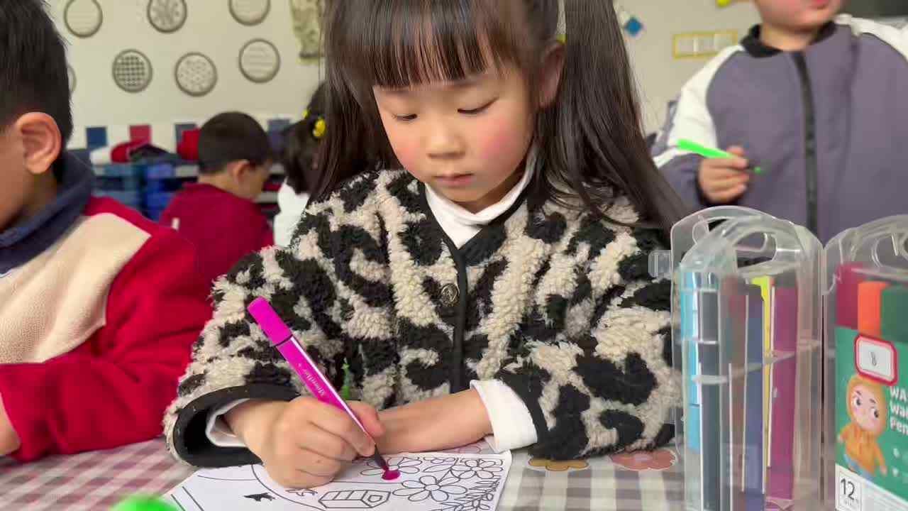 ⁣⁣⁣2026.3.25大A班夏爱林——美工《捕春》