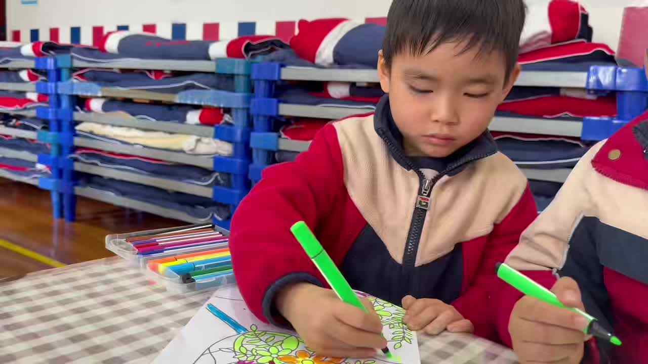 ⁣⁣2026.3.25大A班李柯佑——美工《捕春》