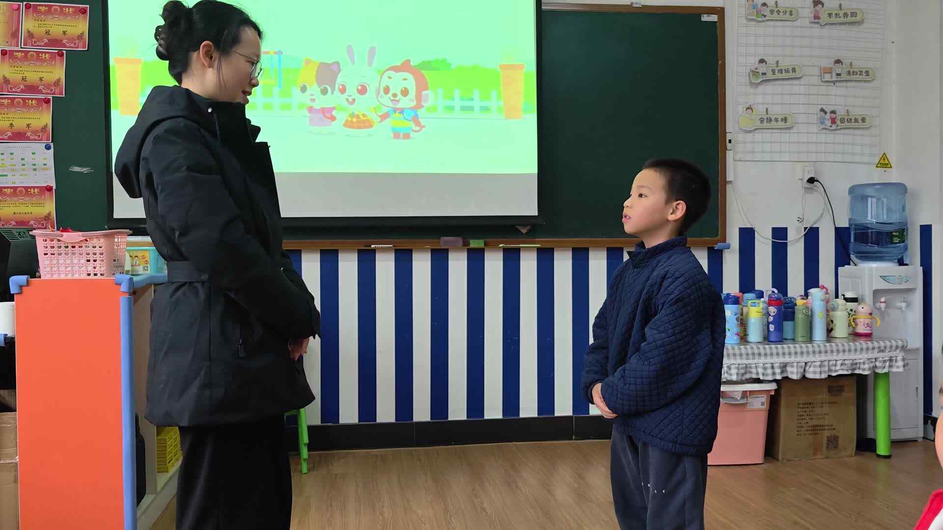 ⁣⁣⁣2026.3.4学A班王奕喆——问好练习