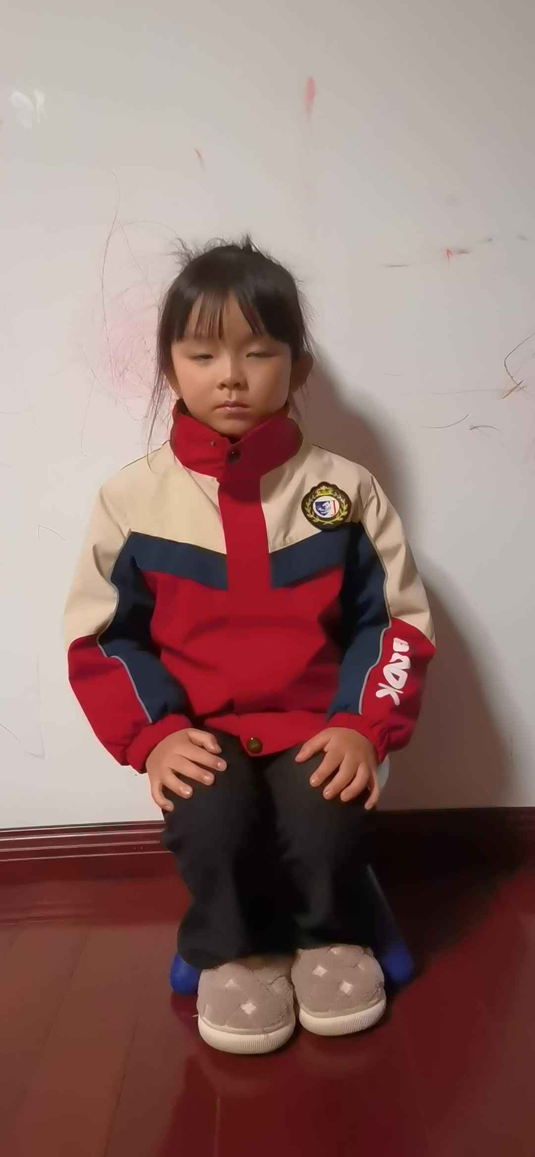 实验大班马司雨—坐姿训练