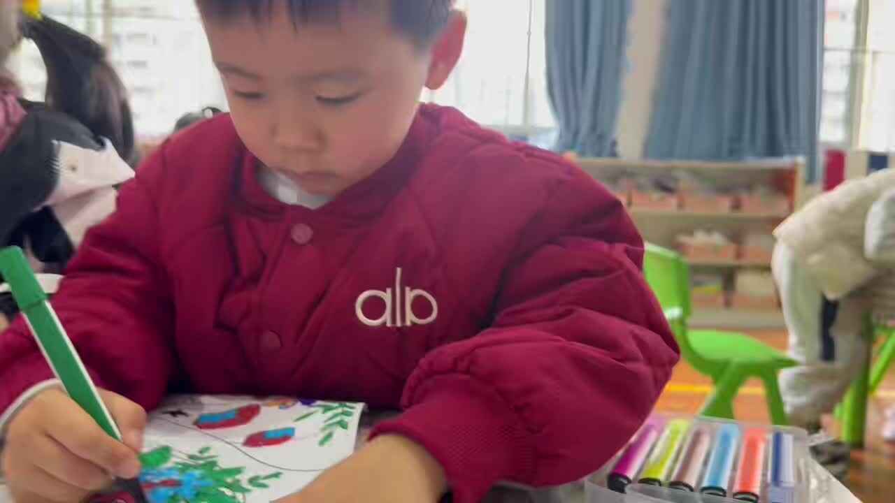 ⁣⁣⁣⁣⁣2026.3.25大A班雷舒凡——美工《捕春》