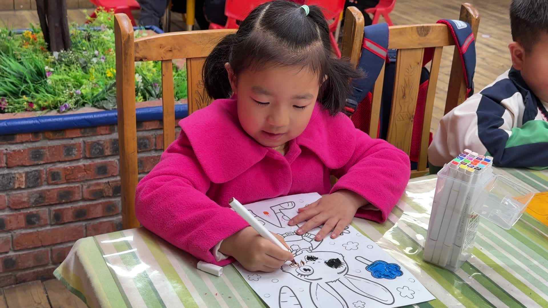 2026.3.31 实验大班 王沐凡——涂色练习