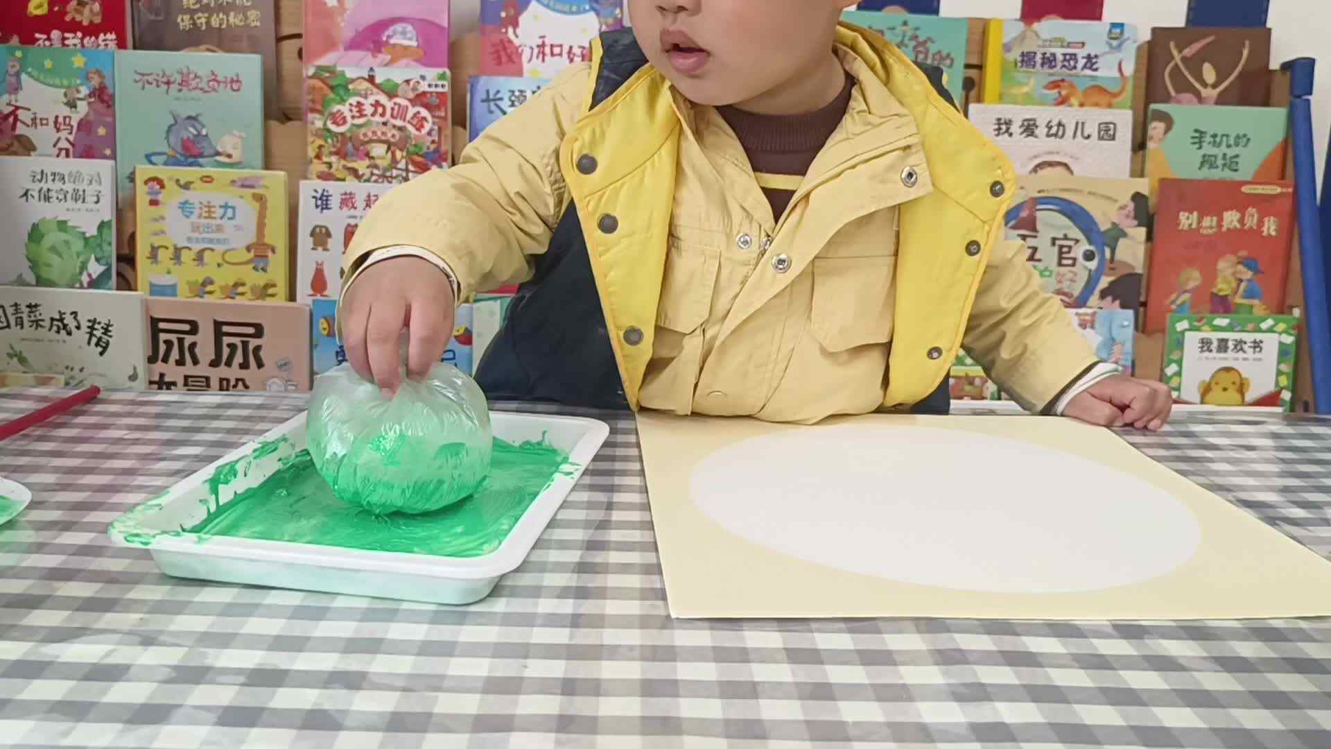 2026.3.23李岸栩：美术活动《春日的荷塘》（学校教育教学活动）